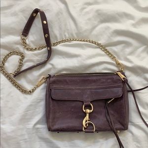 Rebecca Minkoff mini M.A.C. Crossbody purple